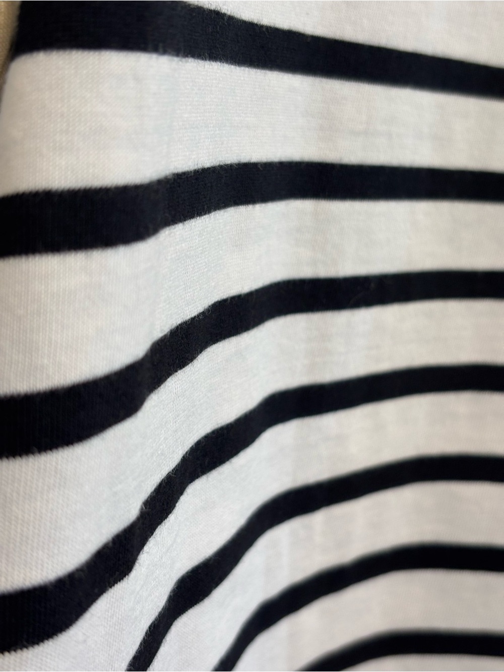Old Navy Women’s Black & White Striped Long Sleeve Cotton Tee | Medium | NWT - Picture 7 of 11